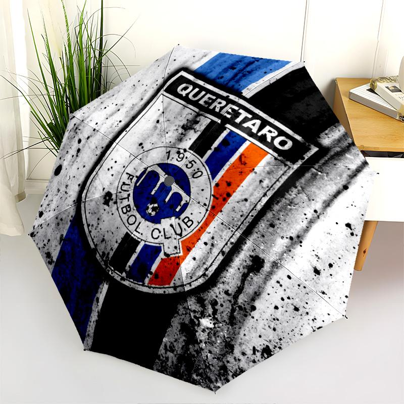 Club Deportivo Guadalajara (Chivas) pattern, automatic folding umbrella, portable and foldable design, 8 ribs, a Christmas or birthday gift.