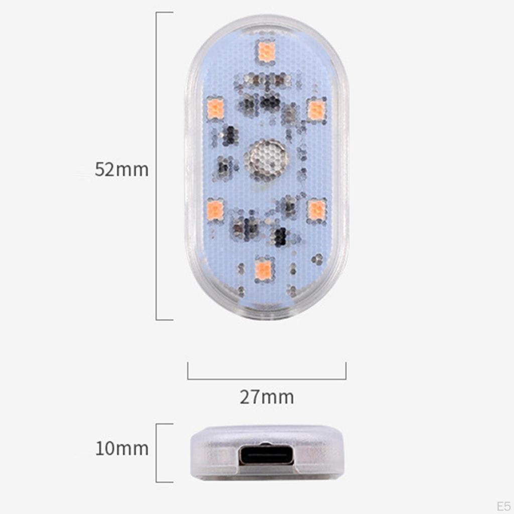 LED Car Interior Atmosphere Lamp Portable Compact Durable Light