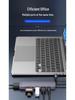 USB-C Laptop-Hub: 100W Ladefunktion, USB 3.0, 4K Screen Casting, SD/TF Erweiterungsdock