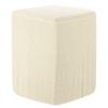 Quadratische Hockerhülle 36x25x32cm Dehnbare Hockerbezüge Elastischer Hocker Fußhocker Schutzbezug für Wohnzimmer Schlafzimmer