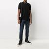 Emporio Armani Solid Color Short Sleeve Polo Shirt Men tops Black 3K1FM6-1JTKZ-0999