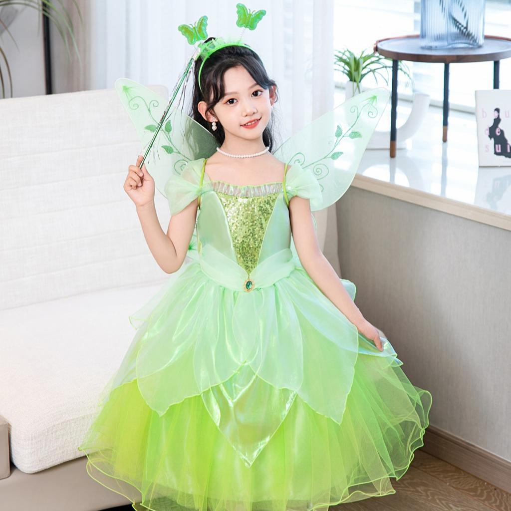 Foreign Trade Christmas Performance Costume Frog Prince and Princess Cosplay Tiana Princess Dress Performance Costume SB32