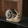 Ceramic Little Snail Tea Pets Ornament Mini Simulation Animal for Home Decor Table Flower Mimi Pet Zen Desk Handmade Decoration