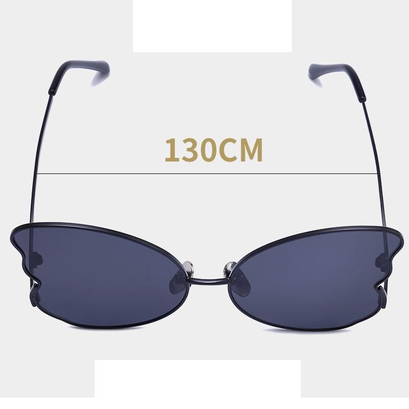 Klassische Sonnenbrille für Damen (2019) mit Retro-Oversize-Cat-Eye-Form und Vintage-Charme