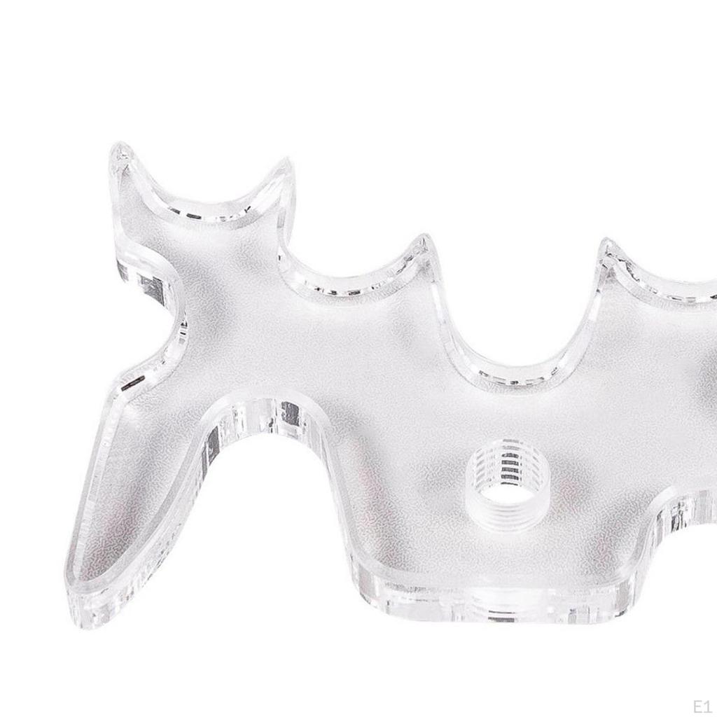 Acrylic Pool Cue Bridge Head Wall Shelf Bracket