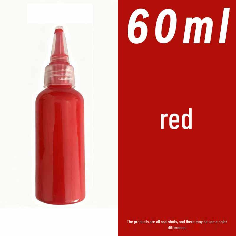 60ml Acrylic Paint Set for Kids - Pointed Bottle for DIY Plaster Dolls & Wall Texture Painting