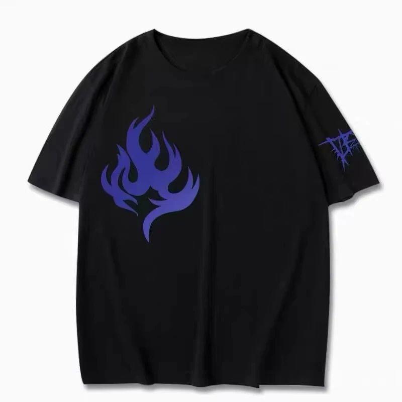 Anime Project Sekai Aoyagi Toya Cosplay Printed Short Sleeve TShirt Casual Tee Fashion Vintage Shirts Unisex