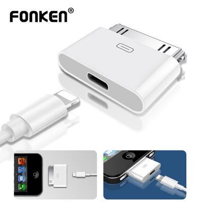 FONKEN 8pin Buchse auf 30pin Stecker Adapter Konverter für iPhone 4 4S iPad2 3 iPad Touch3 4