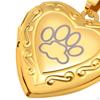 Pet Urn Pendant Engraving Paw Print Ash Holder Keepsake Necklace for
