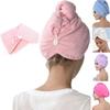 Saugfähige Weiche Handtuchkappe für Frauen, Duschhaube Kopfhauben, Schwimmhandtuch Schnell Trocknender Haar-Turban-Wickel