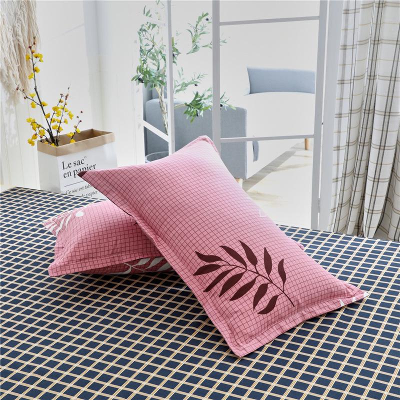 Aloe Vera Cotton Printed Pillowcase Pair, Standard Size 48x74 Cm