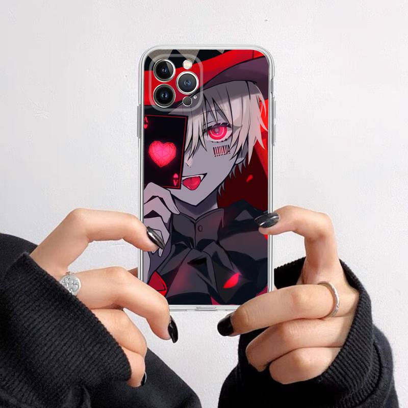 Anime Mafumafu Phone Case For iPhone 13 14 Pro Max XS XR 12 11 Pro 13 Mini 6 7 8 Plus Clear Back Cover Capa