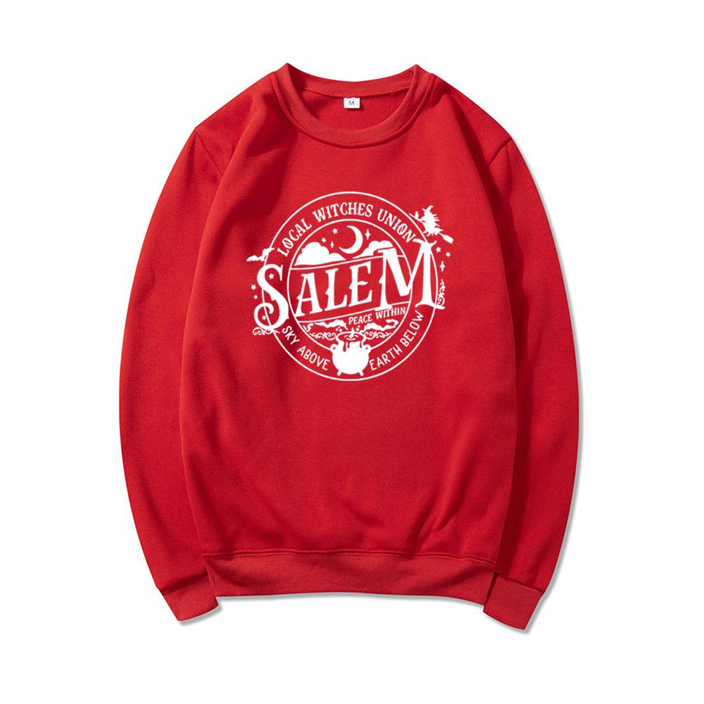 Local Witches Union Salem Sweatshirt Halloween Sweatshirt Women Hoodies Long Sleeve Witches Pullovers Fall Tops Hoodie
