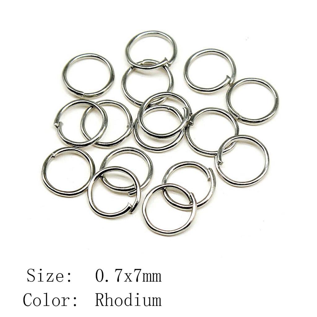 Father's Day Jewelry Materials Split Rings 5 Colors 9 Sizes Accessories Parts Women's Clothing Accessories For Women