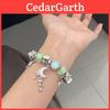 Schmuckarmband im Vintage-Stil mit Mond- und Sternanhänger-Dekoration für elegante Frauen