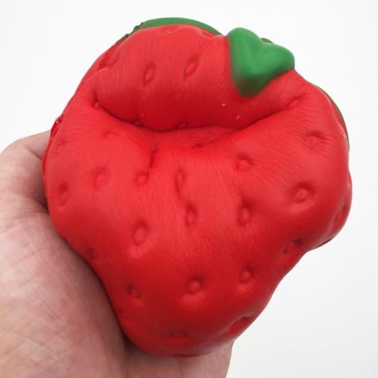 Hračka na zmáčknutí okurky pro úlevu od stresu, Senzorická hračka okurka pro snížení úzkosti, Dekompresní simulovaná mrkev jahoda mačkací fidget hračka