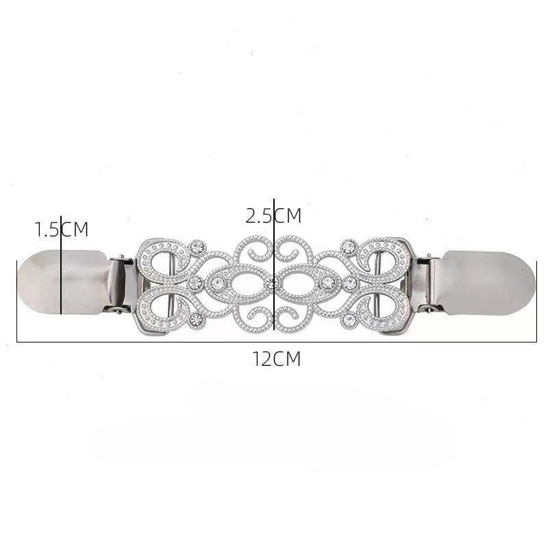 3/4/6Pcs Vintage Cinch Fasteners Durable Non-slip Sweater Shawl Clips for Women Shirts Blouses Daily Outfits