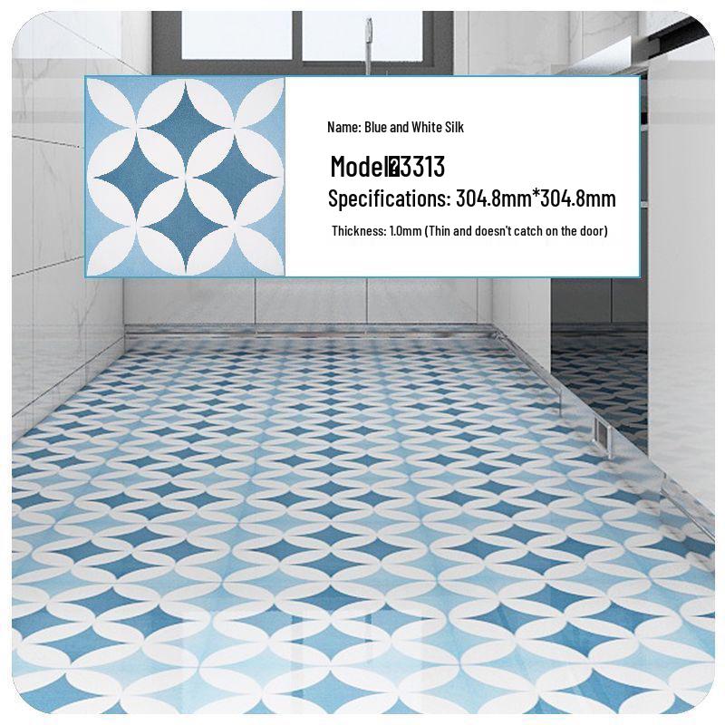 PVC Self-Adhesive Waterproof Stone Plastic Floor Sticker for Bathroom and Kitchen