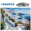 A 1000pcs Jigsaw Puzzle Featuring Natural Landscapes, Animal Farms, Creative Famous Paintings