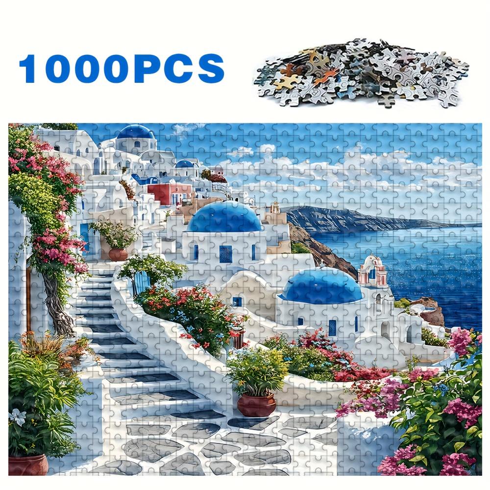 A 1000pcs Jigsaw Puzzle Featuring Natural Landscapes, Animal Farms, Creative Famous Paintings