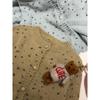 Korean Style Girls Floral Cardigan Sweater Kids Knit Casual Outerwear Top