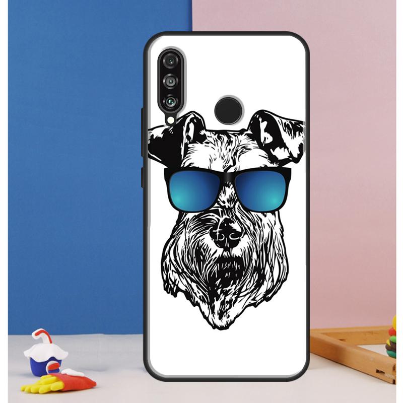Cartoon Schnauzer Dog For Huawei Nova Y90 Y70 Y60 Y72 Y61 Y91 12s 12i 11i 7i 8i 9 10 SE P60 Pro P30 P40 Lite Case