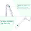 Narrow Cleaning Brush Plastic Dust Remover Dirt Handheld Window Kitchen Stain Cleaning Tool
