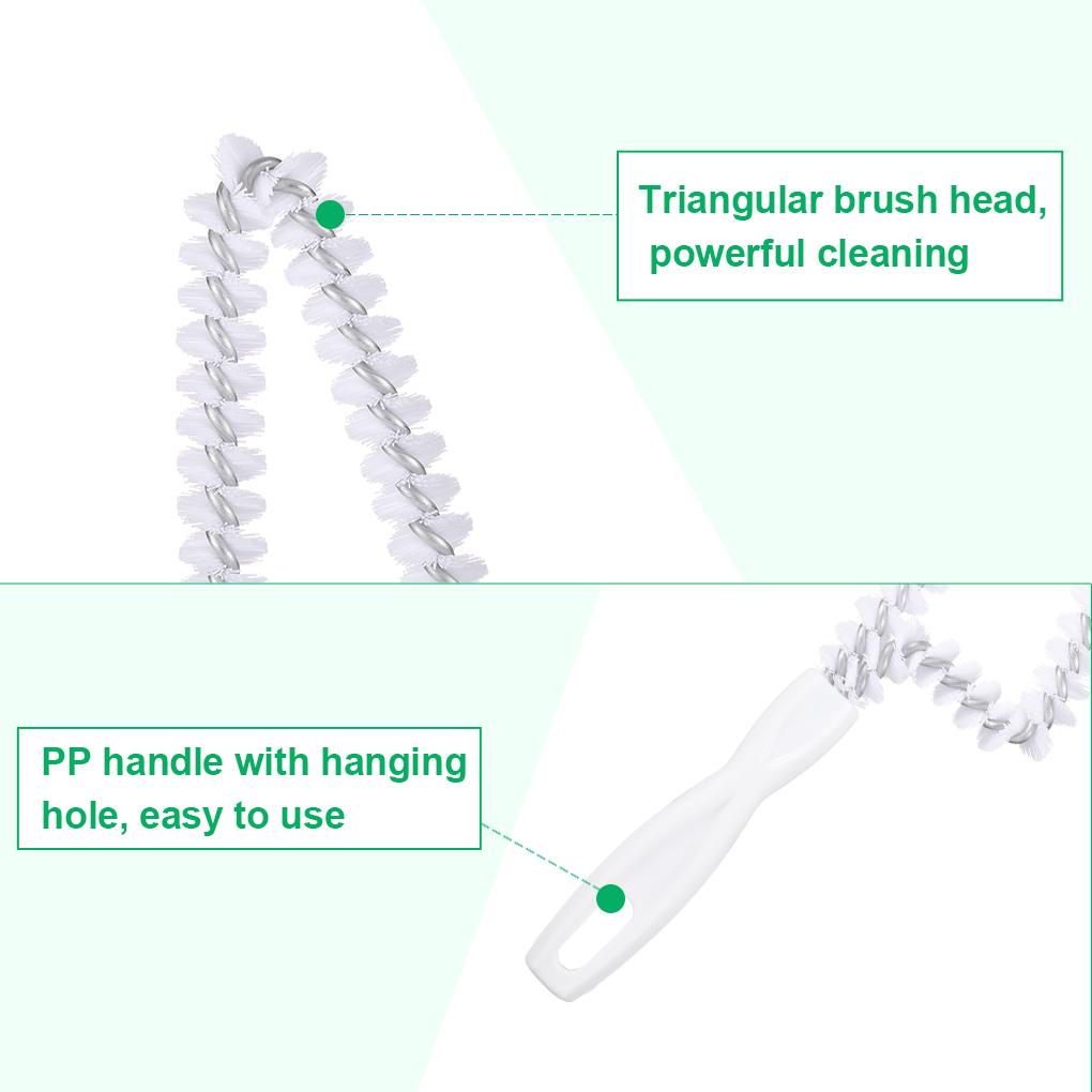 Narrow Cleaning Brush Plastic Dust Remover Dirt Handheld Window Kitchen Stain Cleaning Tool