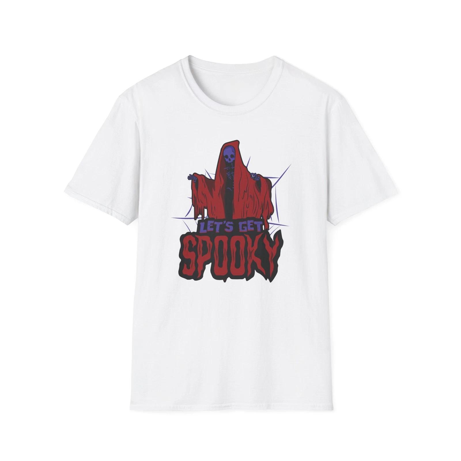 Unisex Spooky Halloween T-Shirt, Halloween Costume Tee, Graphic Tee, Paranormal 2XL