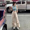 Women's 2024 Summer Wide-Leg High Waist Overalls - Loose, Slim, Straight Casual Pants