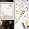 100PCS Wooden Hearts for Crafts Wooden Slices Wood Hearts Cutout Slices DIY Unfinished Wooden Ornaments Embellishments Craft
