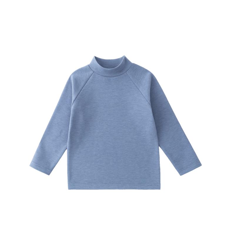Dudu Family Kids' Winter Long Sleeve Mock Neck T-Shirt