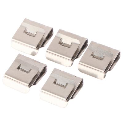 10Pcs Solar Panel Cable Clips Stainless Steel Pv Wire Clip Locking Clamps For 4 Square 2-Wire Cable Wiring Accessories