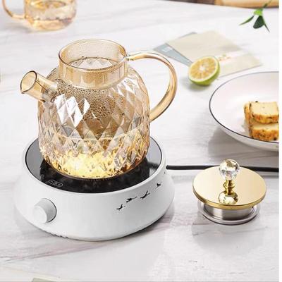Bollitore in vetro giapponese per uso domestico, a prova di esplosione, resistente al calore, ad alta temperatura, grande capacità, set di tazze d'acqua, succhi di frutta