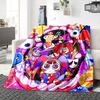 1Pc Colorful Cartoon Characters Blanket Soft Throw Blanket For Home Bedroom Bed Sofa Travel Office Solid Christmas Blanket