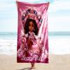 1PC Custom Name Royal Princess Throne Beach Towel Highly Absorbent And Sand-Resistant Towel for Swimming, Pool, Yoga, And Travel Lightweight