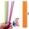 1PACK/100PCS Color Plastic Disposable Large Straw Pearl Bubble Milk Tea Smoothie Drink Party Supplies Bar Accessories