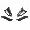 For 2016- Toyota CHR C-HR Carbon Fiber Look Rear Tail Light Lamp Cover Trim