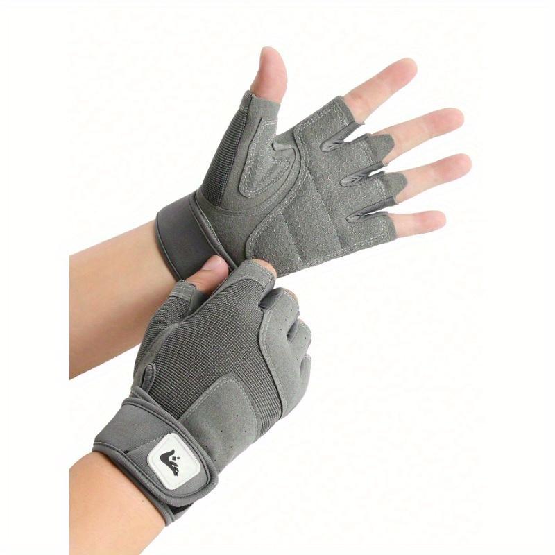 A Pair of Outdoor Sports Fitness Half-Finger Gloves Spring Play Cycling Mountaineering Handguard Non-Slip Men's Gloves