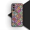 Cover for Motorola Moto G86 G57 E14 E15 G14 G34 G35 G84 G24 A54 G15 Power E22 Case Floral Paisley Mandala flower Wood Texture