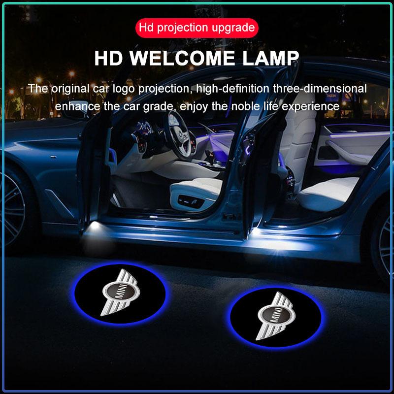 2 ks/sada Dverové privítacie svetlo do auta LED projektorové svetlo Svetlá pre zdvorilosť pre MINI F54 F55 F56 R56 R60 SONE Roadster Clubman Coupe