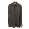 53/H9 La Belle Vie Made In Italy Long Sleeve Stretch Long Shirt 52 Brown Men's Used