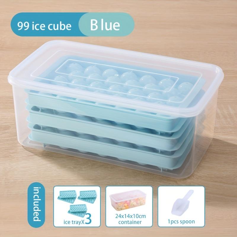 Large quantity ice ball mold set, food grade plastic can make 99 ice balls at a time, party supplies, kitchen accessories