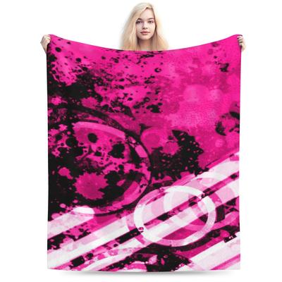 Frutiger Pink Chaos Custom Comfortable Decorate Home An UltraSoft Micro Fleece Blanket
