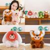 Strawberry Cat Plush Toy With Short Pile Soft Plush For Kids And Collectors