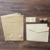 With Rope Craft Paper Kraft Paper Valentine's Day Writing Paper Retro Vintage Envelope Letter Pad