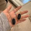 Retro Oval Stone Long Sweater Chain Necklaces For Women Lady Fashion New Jewelry Gift Party Collares Para Mujer