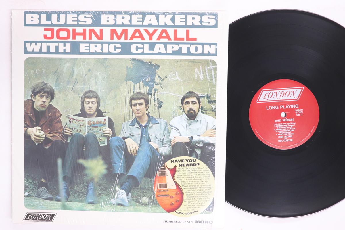 Виниловая пластинка JOHN MAYALL ERIC CLAPTON Blues Breakers 180г LP5371B0015143 SUNDAZED MUSIC 2011 США Рок Б/у