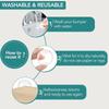 Round Transparent Soft Silicone Non-slip Door Stopper Muffler Wall Protector Self-adhesive Door Handles Bumper Protective Plug