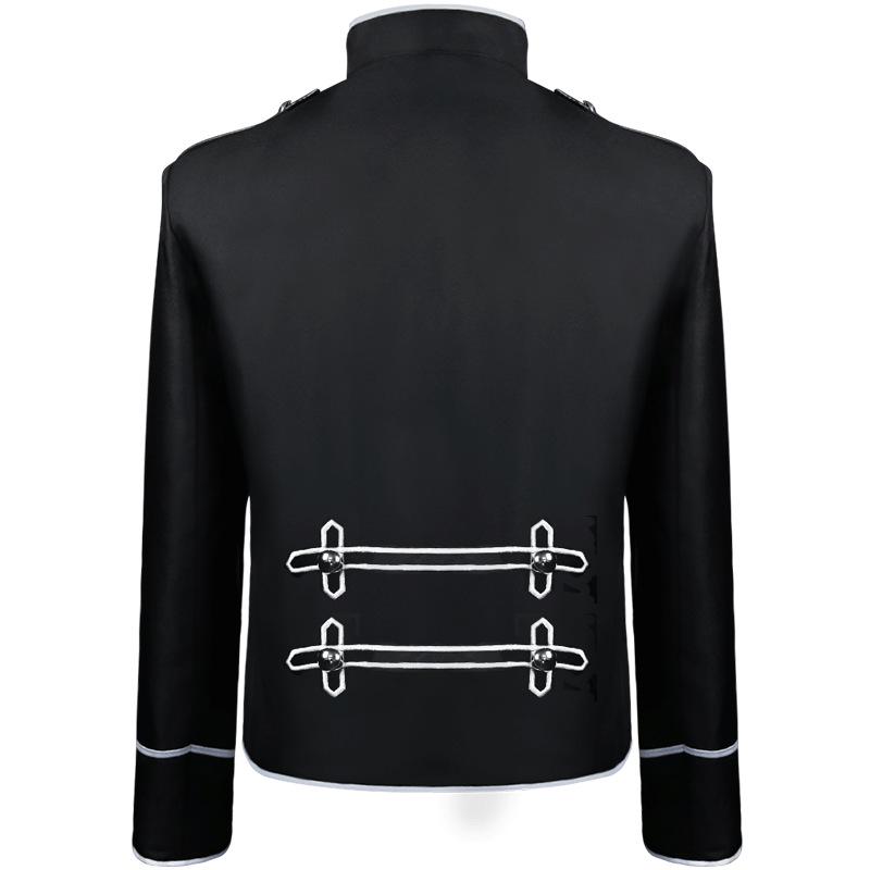 Men's Medieval Steampunk Drummer Gothic Jacket